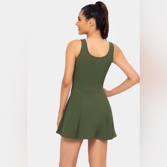HALARA Green Mini Dress - Picture 2 of 7